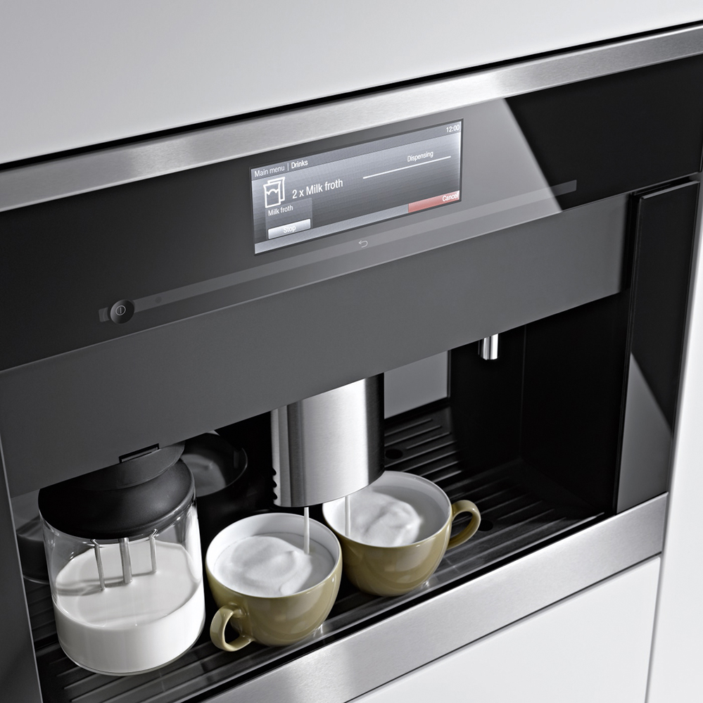 Perfekter kaffeegenuss in der eigenen küche